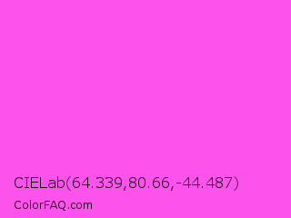 CIELab 64.339,80.66,-44.487 Color Image