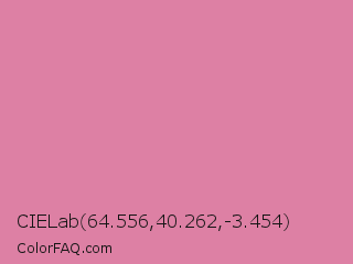 CIELab 64.556,40.262,-3.454 Color Image