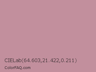 CIELab 64.603,21.422,0.211 Color Image