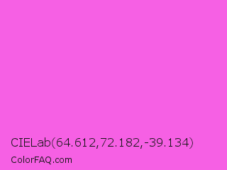 CIELab 64.612,72.182,-39.134 Color Image
