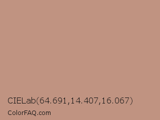 CIELab 64.691,14.407,16.067 Color Image