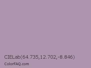 CIELab 64.735,12.702,-8.846 Color Image