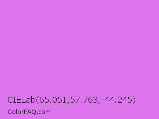 CIELab 65.051,57.763,-44.245 Color Image