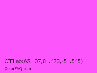 CIELab 65.137,81.473,-51.545 Color Image