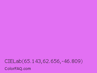 CIELab 65.143,62.656,-46.809 Color Image