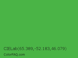 CIELab 65.389,-52.183,46.079 Color Image