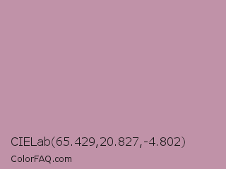 CIELab 65.429,20.827,-4.802 Color Image
