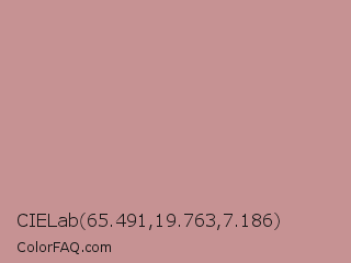 CIELab 65.491,19.763,7.186 Color Image