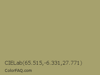 CIELab 65.515,-6.331,27.771 Color Image