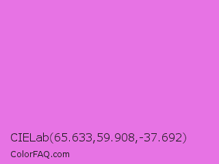 CIELab 65.633,59.908,-37.692 Color Image