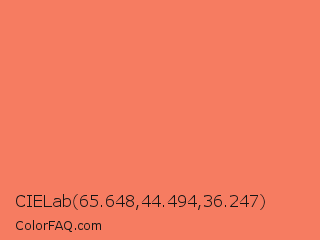 CIELab 65.648,44.494,36.247 Color Image