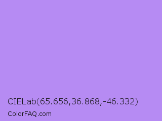 CIELab 65.656,36.868,-46.332 Color Image