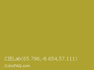 CIELab 65.796,-8.654,57.111 Color Image