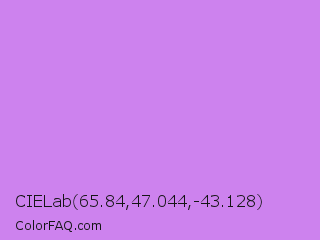 CIELab 65.84,47.044,-43.128 Color Image