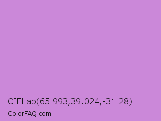 CIELab 65.993,39.024,-31.28 Color Image
