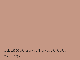 CIELab 66.267,14.575,16.658 Color Image