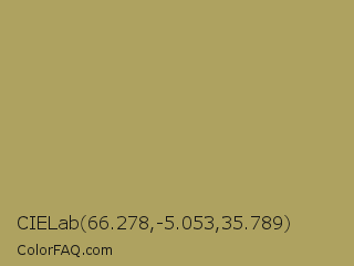 CIELab 66.278,-5.053,35.789 Color Image