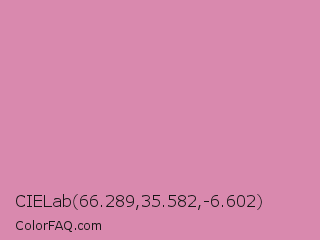 CIELab 66.289,35.582,-6.602 Color Image