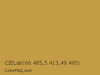 CIELab 66.485,5.413,49.495 Color Image