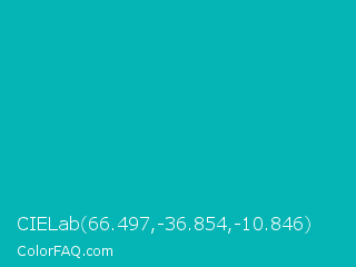 CIELab 66.497,-36.854,-10.846 Color Image
