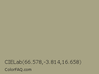 CIELab 66.578,-3.814,16.658 Color Image