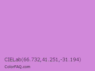 CIELab 66.732,41.251,-31.194 Color Image