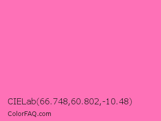 CIELab 66.748,60.802,-10.48 Color Image