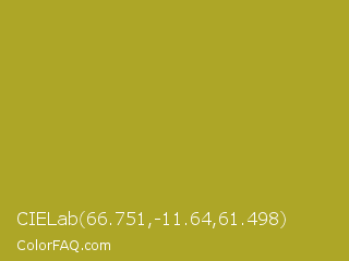 CIELab 66.751,-11.64,61.498 Color Image