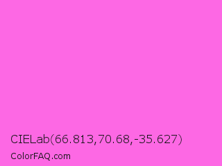CIELab 66.813,70.68,-35.627 Color Image