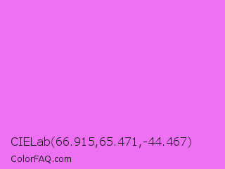 CIELab 66.915,65.471,-44.467 Color Image