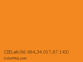 CIELab 66.964,34.017,67.143 Color Image