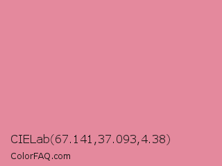 CIELab 67.141,37.093,4.38 Color Image