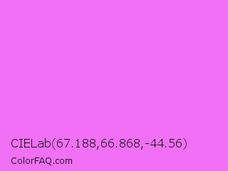 CIELab 67.188,66.868,-44.56 Color Image