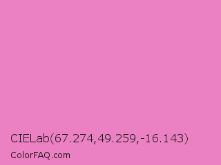 CIELab 67.274,49.259,-16.143 Color Image