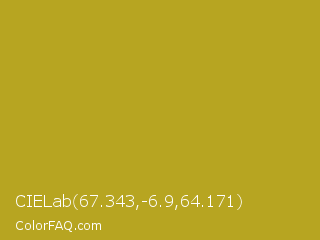 CIELab 67.343,-6.9,64.171 Color Image
