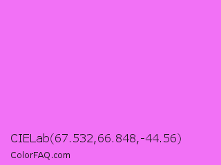 CIELab 67.532,66.848,-44.56 Color Image
