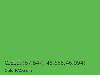CIELab 67.647,-48.666,46.094 Color Image