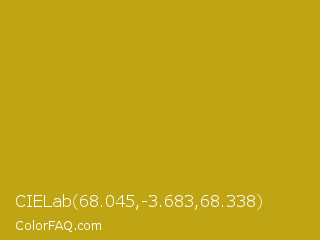 CIELab 68.045,-3.683,68.338 Color Image