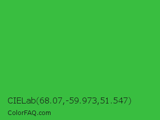 CIELab 68.07,-59.973,51.547 Color Image