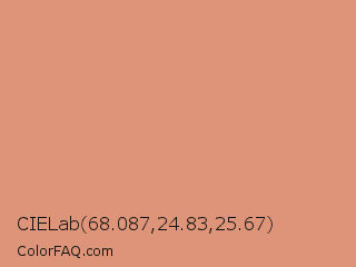 CIELab 68.087,24.83,25.67 Color Image