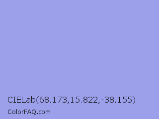 CIELab 68.173,15.822,-38.155 Color Image