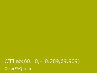 CIELab 68.18,-18.289,69.909 Color Image