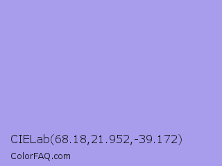 CIELab 68.18,21.952,-39.172 Color Image