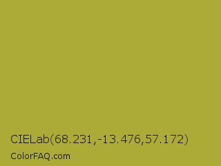 CIELab 68.231,-13.476,57.172 Color Image