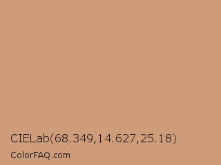 CIELab 68.349,14.627,25.18 Color Image
