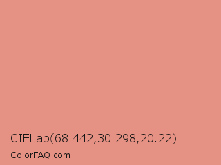 CIELab 68.442,30.298,20.22 Color Image