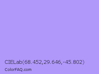CIELab 68.452,29.646,-45.802 Color Image