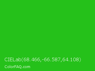 CIELab 68.466,-66.587,64.108 Color Image