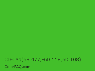 CIELab 68.477,-60.118,60.108 Color Image