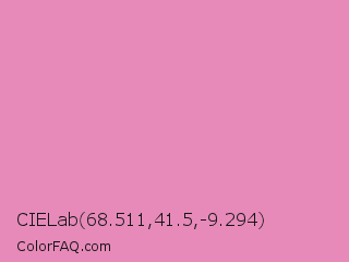CIELab 68.511,41.5,-9.294 Color Image